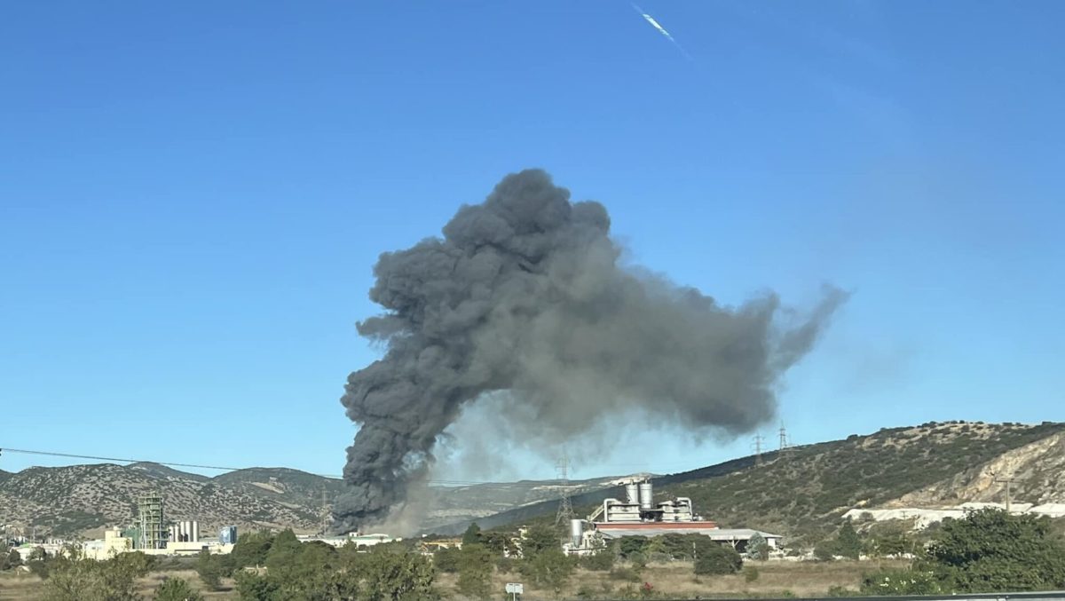 Φωτιά σε εργοστάσιο στη Βιομηχανική Περιοχή του Βόλου χωρίς κίνδυνο για ανθρώπινες ζωές